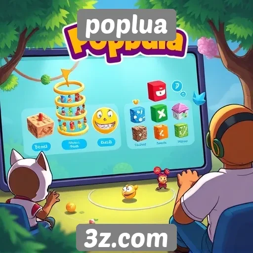 Novos recursos interativos no site Poplua atraem jogadores